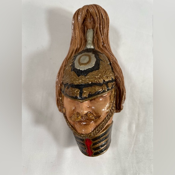 Vintage Bossons-like chalkware wall figurines